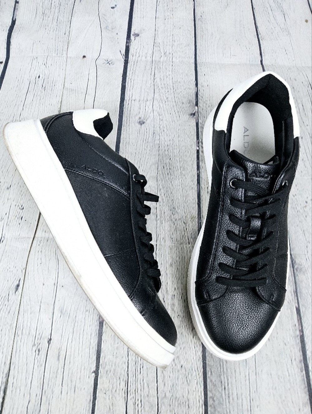 ALDO | vegan/faux leather laceup sneaker shoes